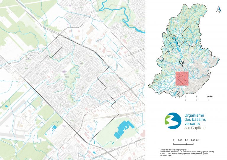 Caractérisation des zones d’érosion sur la rivière Lorette et